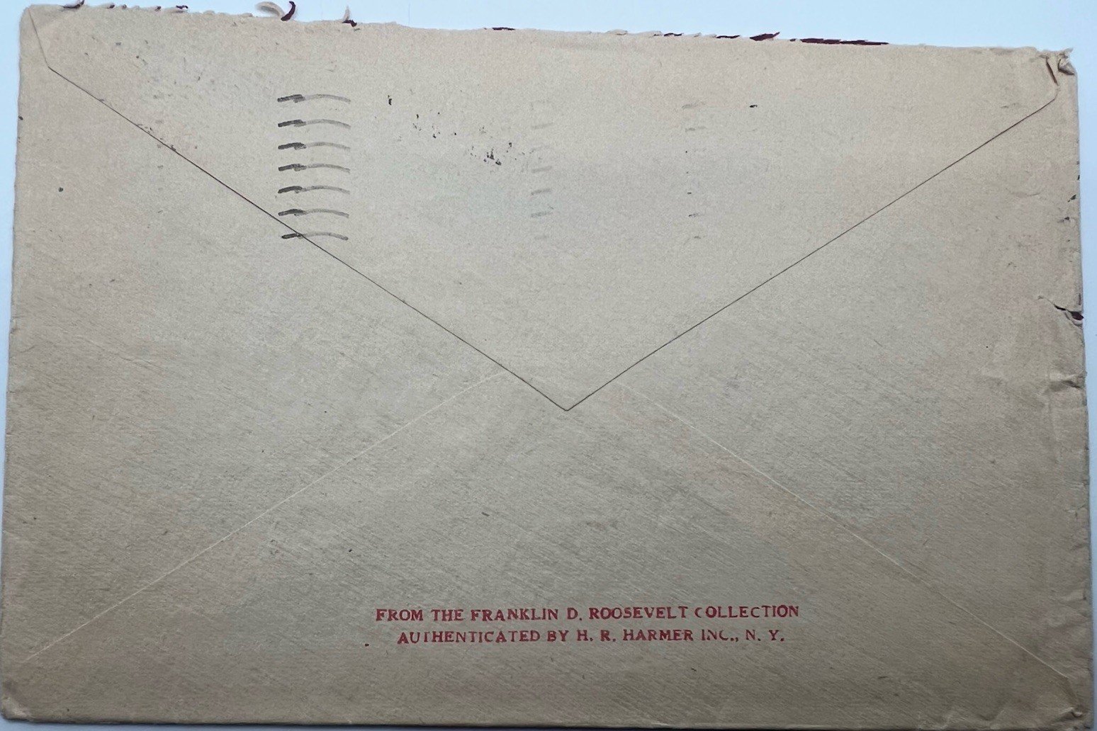 1933 France FDR White House Cover H.R. Harmer Roosevelt Collection # 1291 photo 5