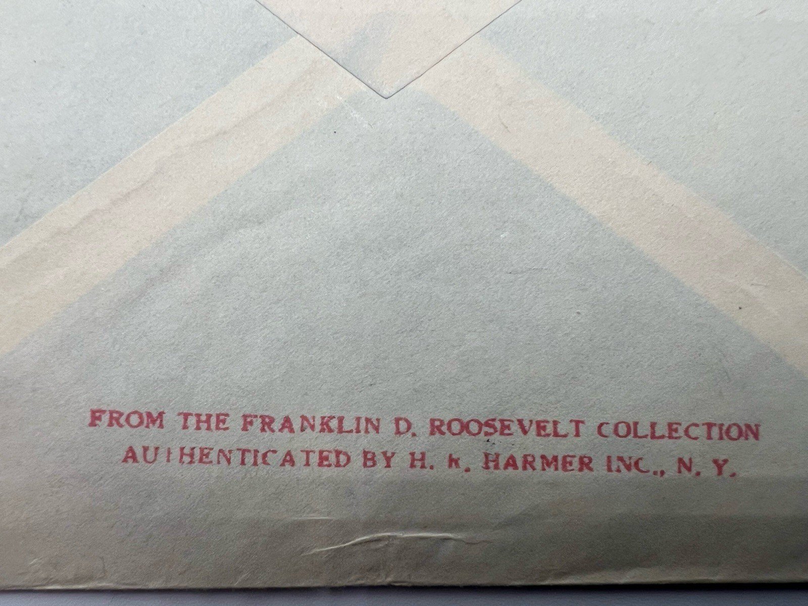 1933 France to FDR Roosevelt Cover H.R. Harmer Provenance 3 Stamps # 1293 photo 6