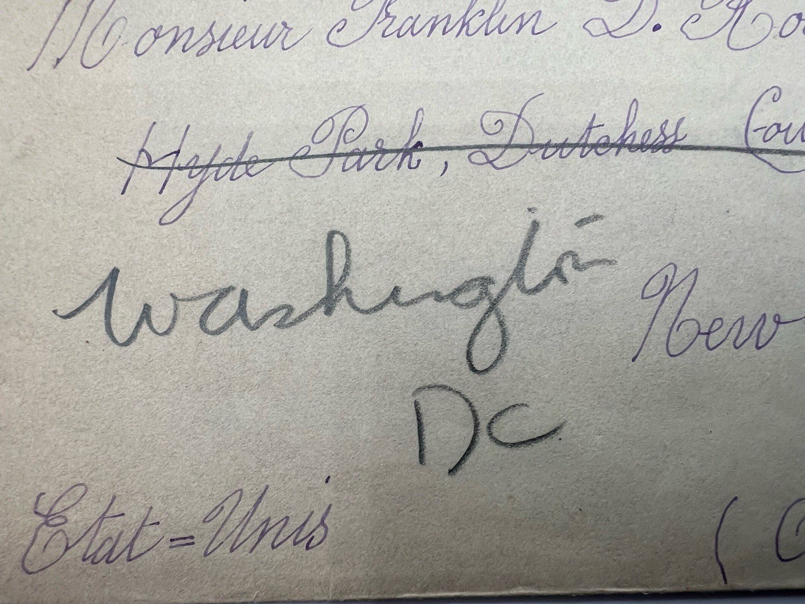 1933 FDR Franklin D Roosevelt French Airmail Cover H.R. Harmer Provenance #1295 photo 6