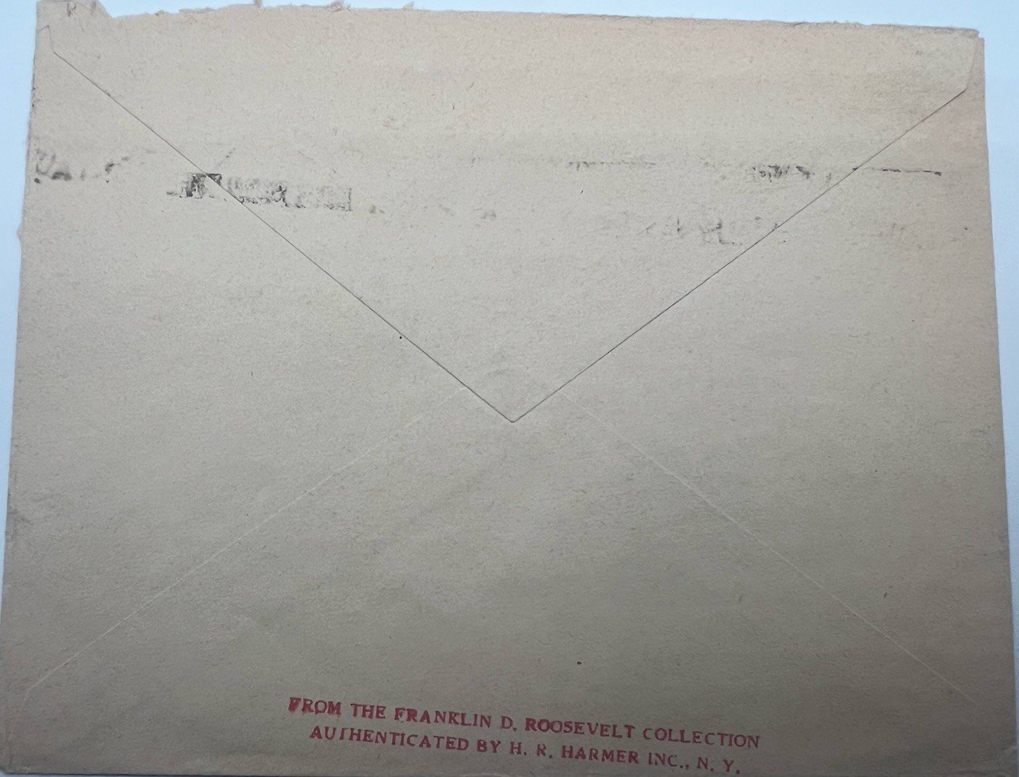 Franklin D Roosevelt FDR Collection French Cover H.R. Harmer Authenticated #1296 photo 5