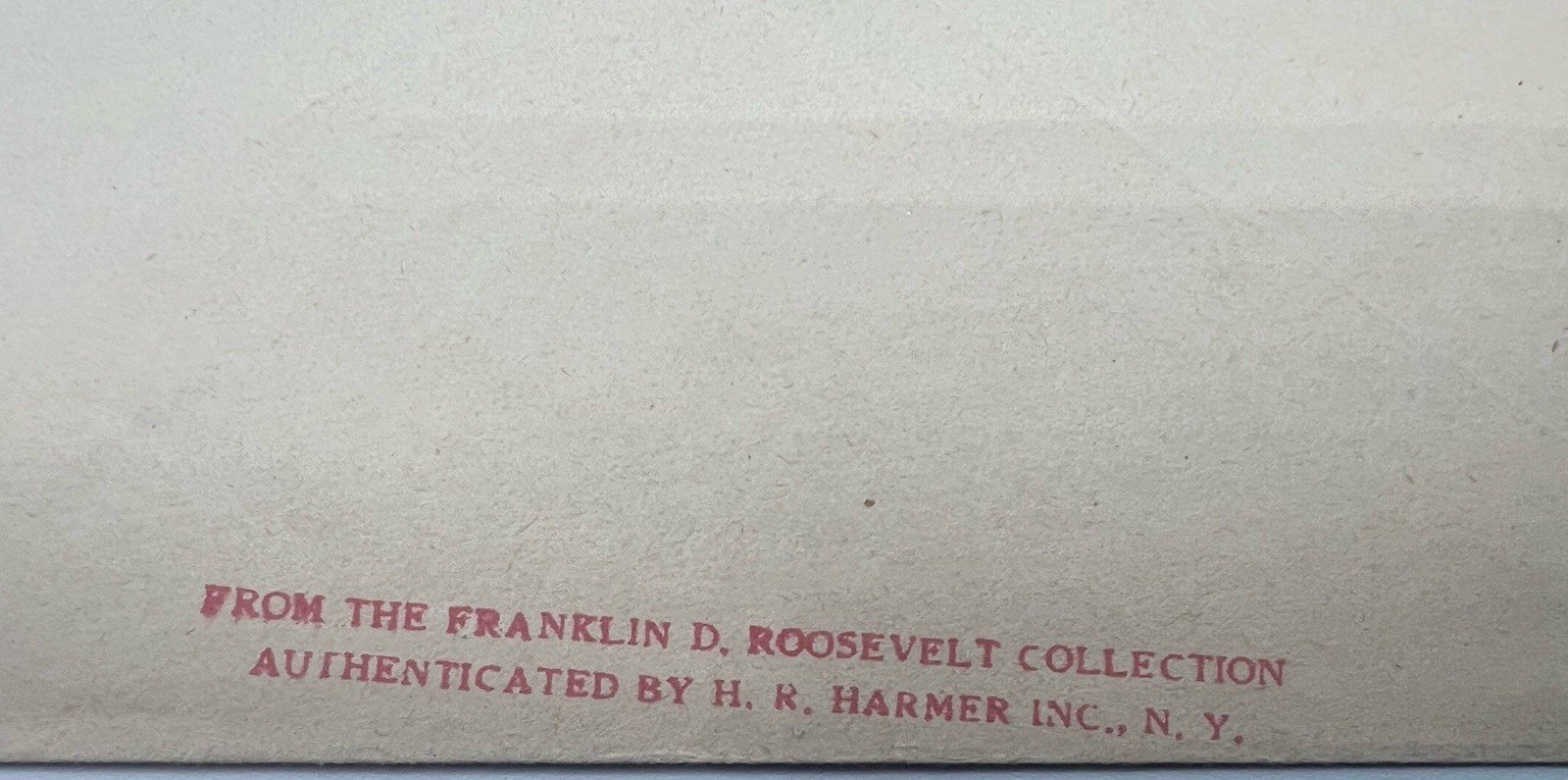 Franklin D Roosevelt FDR Collection French Cover H.R. Harmer Authenticated #1296 photo 6