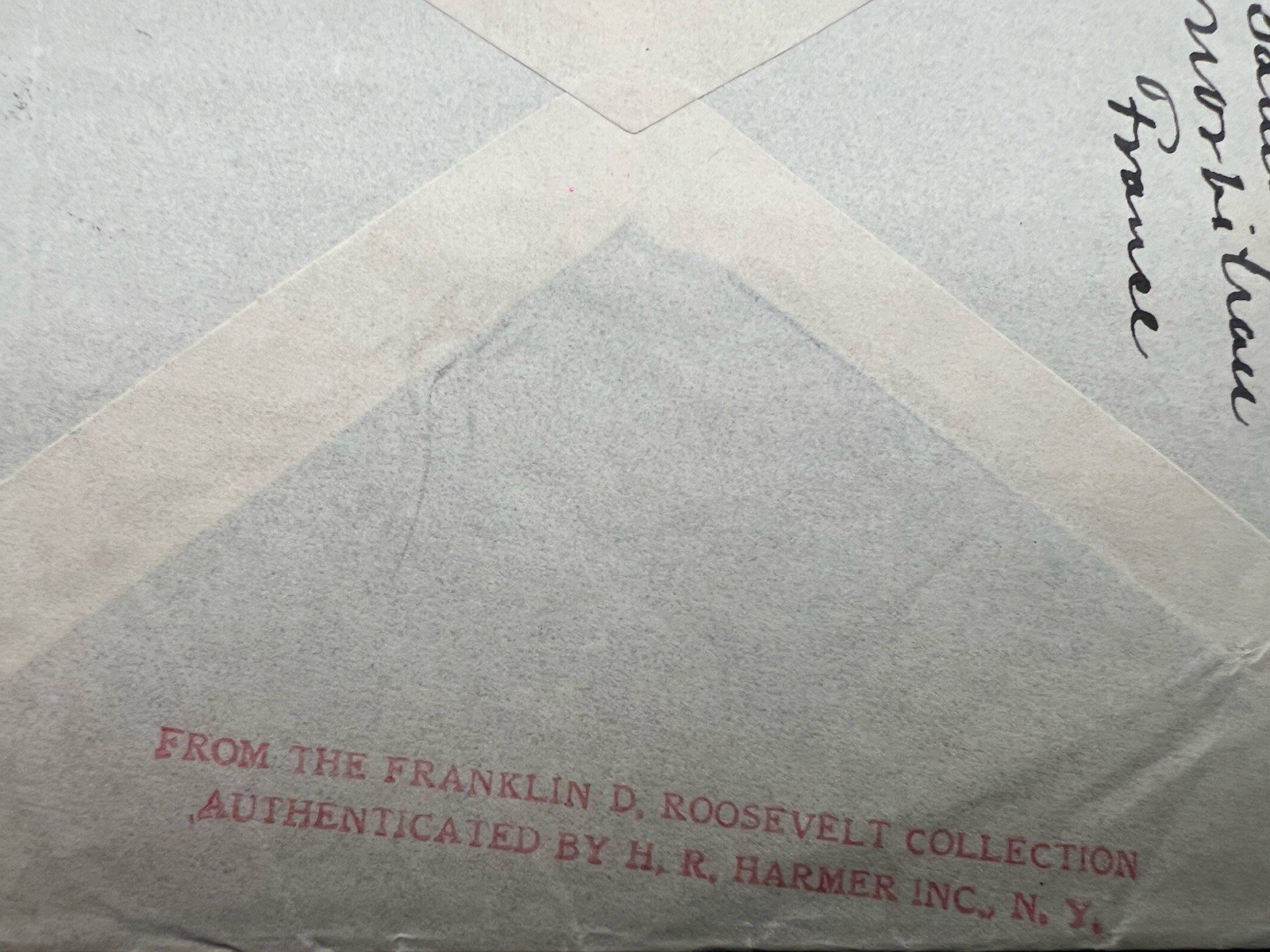 1933 FDR Roosevelt White House France Cover H.R. Harmer Provenance # 1300 photo 6