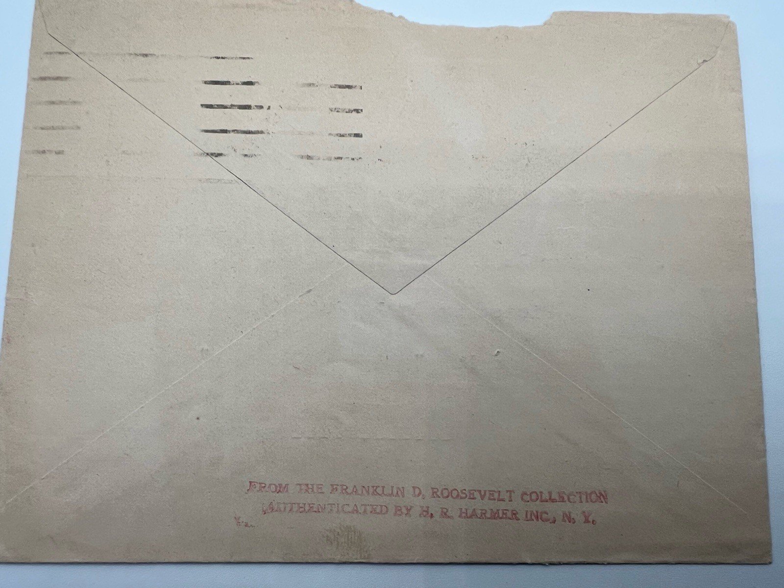1933 FDR Roosevelt Dictator of Peace Armistice Day Cover H.R. Harmer # 1301 photo 6