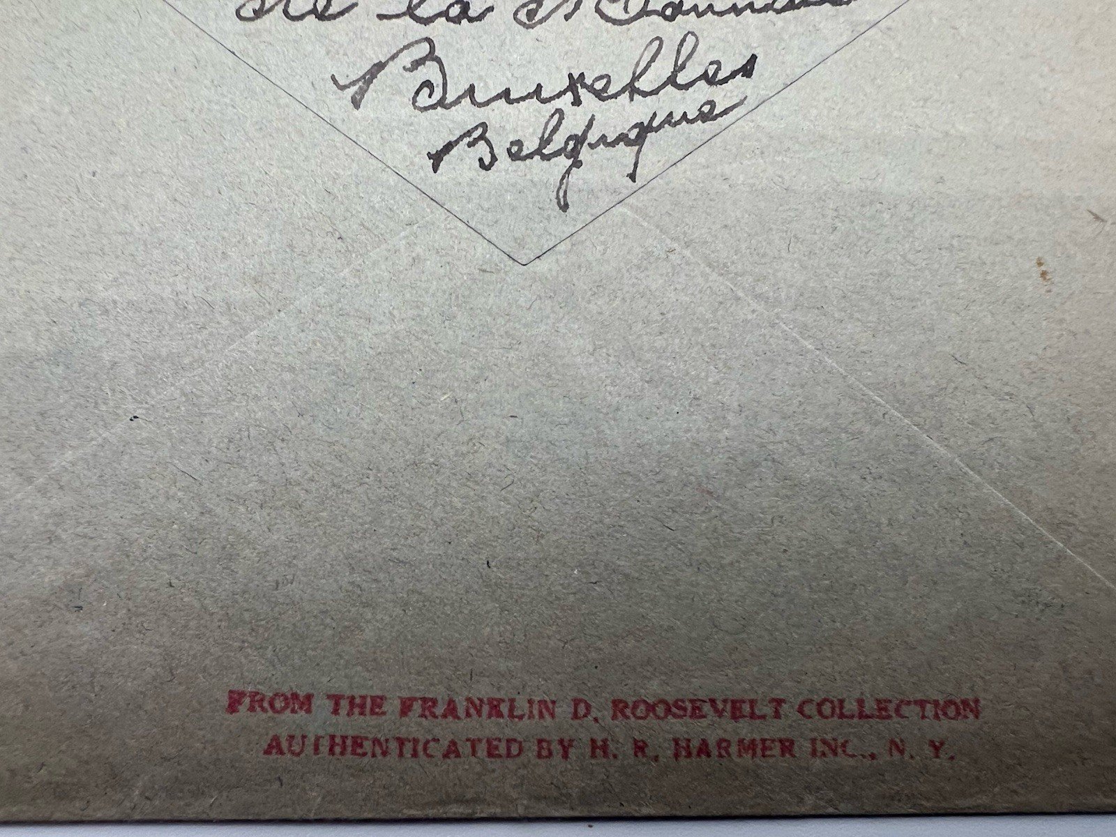 FDR Franklin D Roosevelt Personal Collection France Cover H.R. Harmer # 1305 photo 6