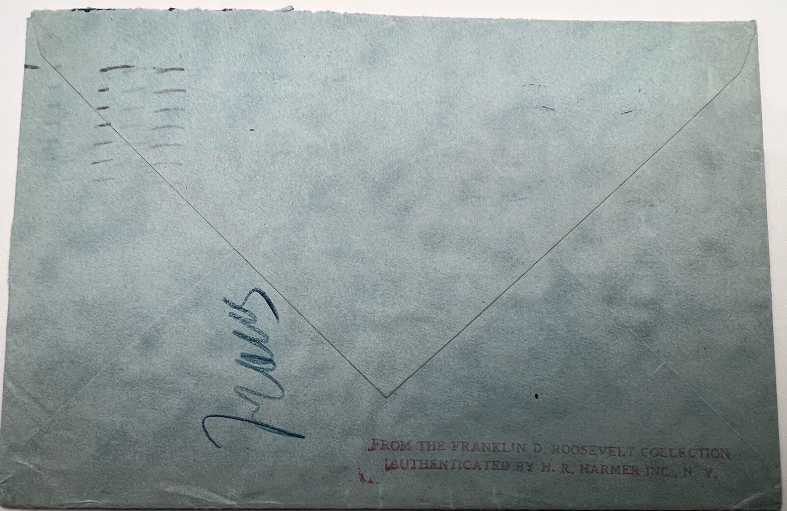 FDR Franklin D Roosevelt Personal Collection Paris Cover H.R. Harmer # 1306 photo 5