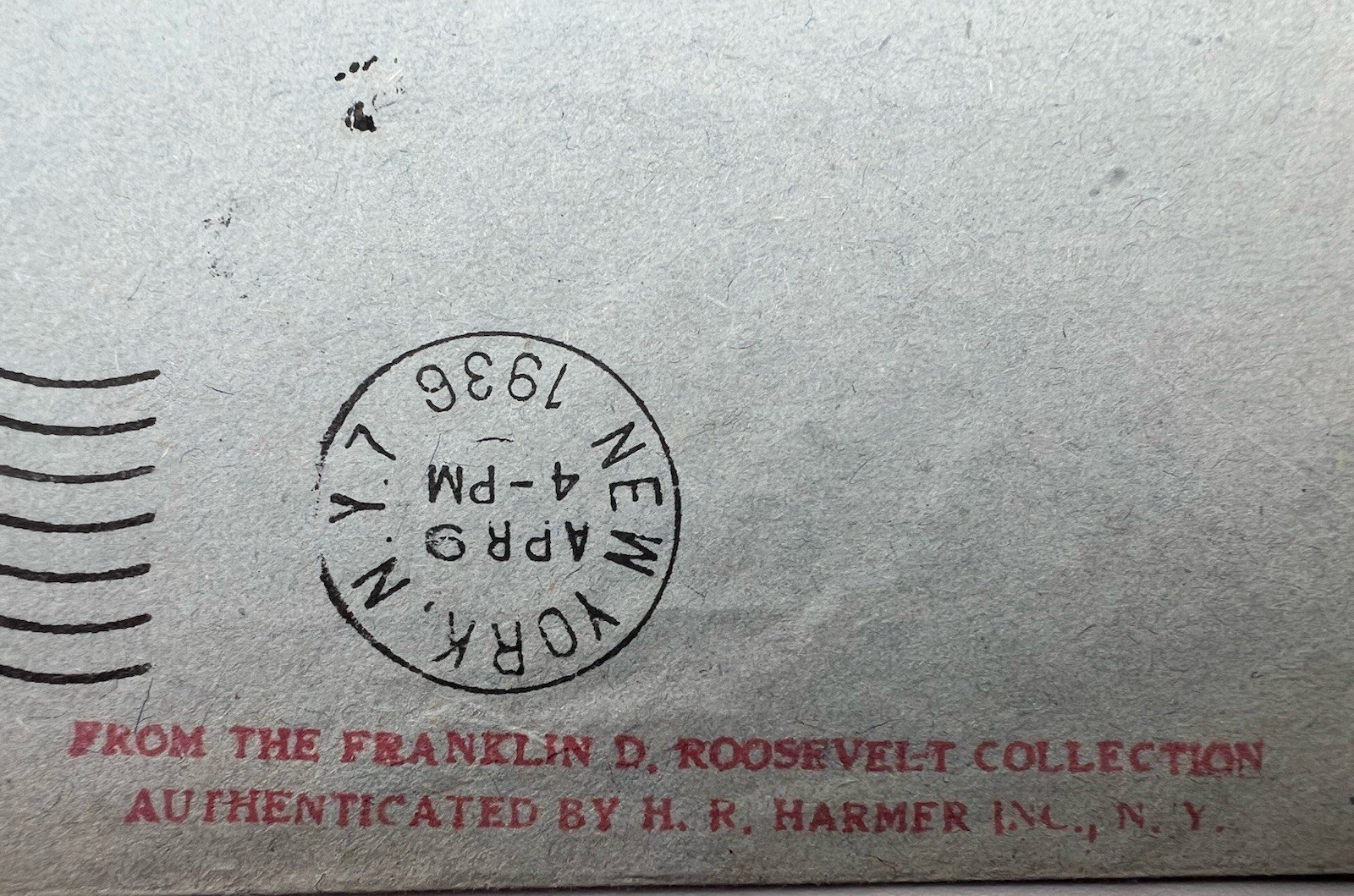 1936 FDR Franklin D Roosevelt France Cover H.R. Harmer Collection # 1309 photo 6