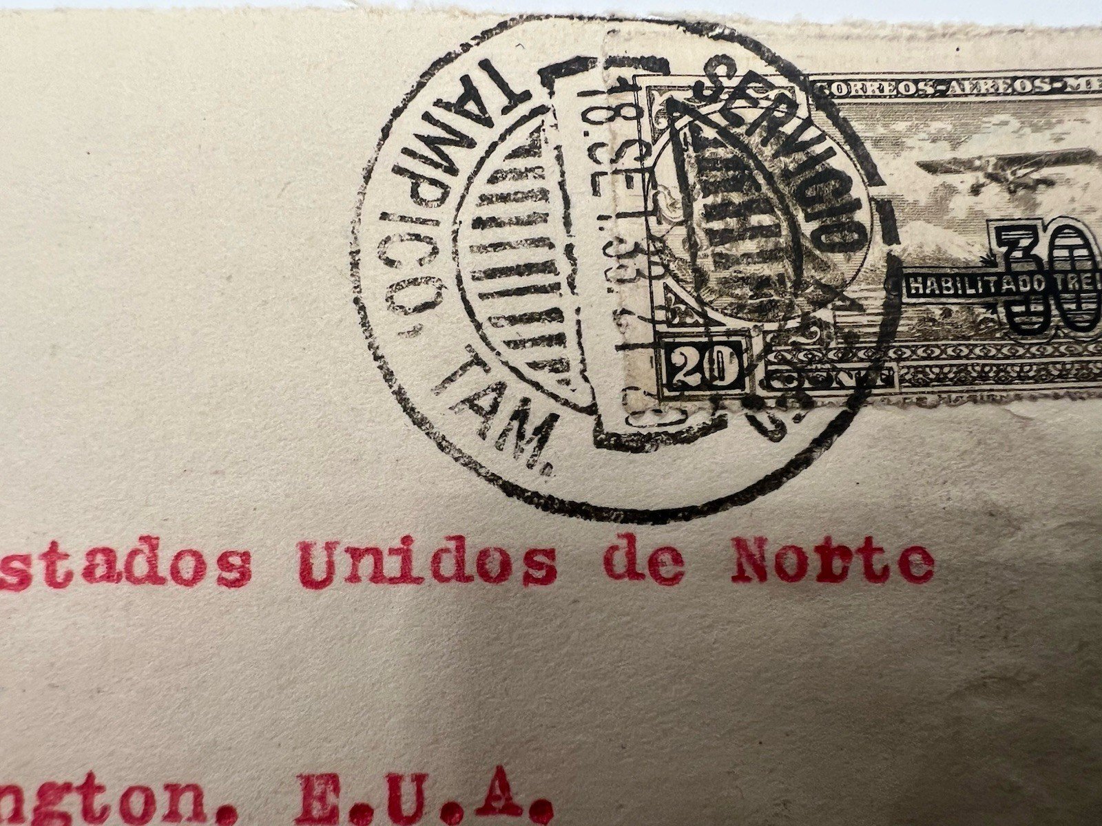 1936 FDR Franklin D Roosevelt Mexico Airmail Cover H.R. Harmer # 1310 photo 5