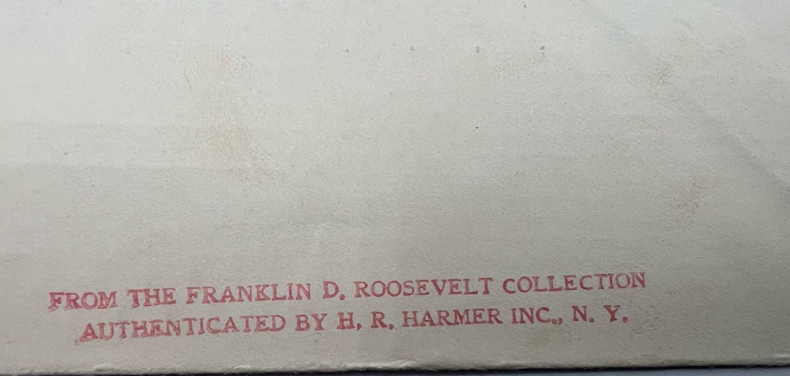 FDR Franklin D Roosevelt Mexico Cover H.R. Harmer Authenticated Collection #1311 photo 5