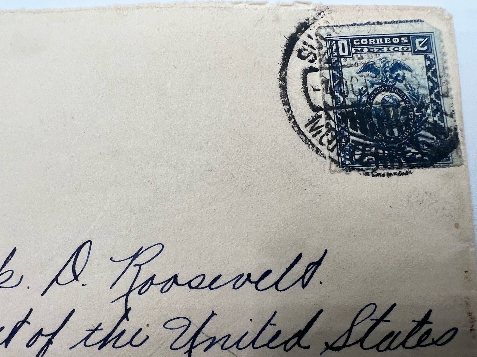 FDR Roosevelt Mexico Cover H.R. Harmer Collection White House President # 1317 photo 3