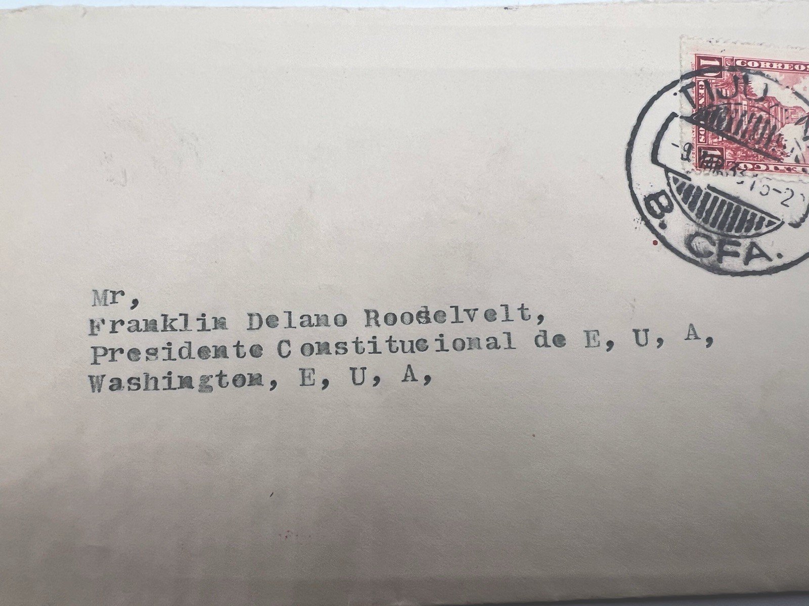 FDR Franklin D Roosevelt Collection Cover H.R. Harmer Authenticated # 1321 photo 2