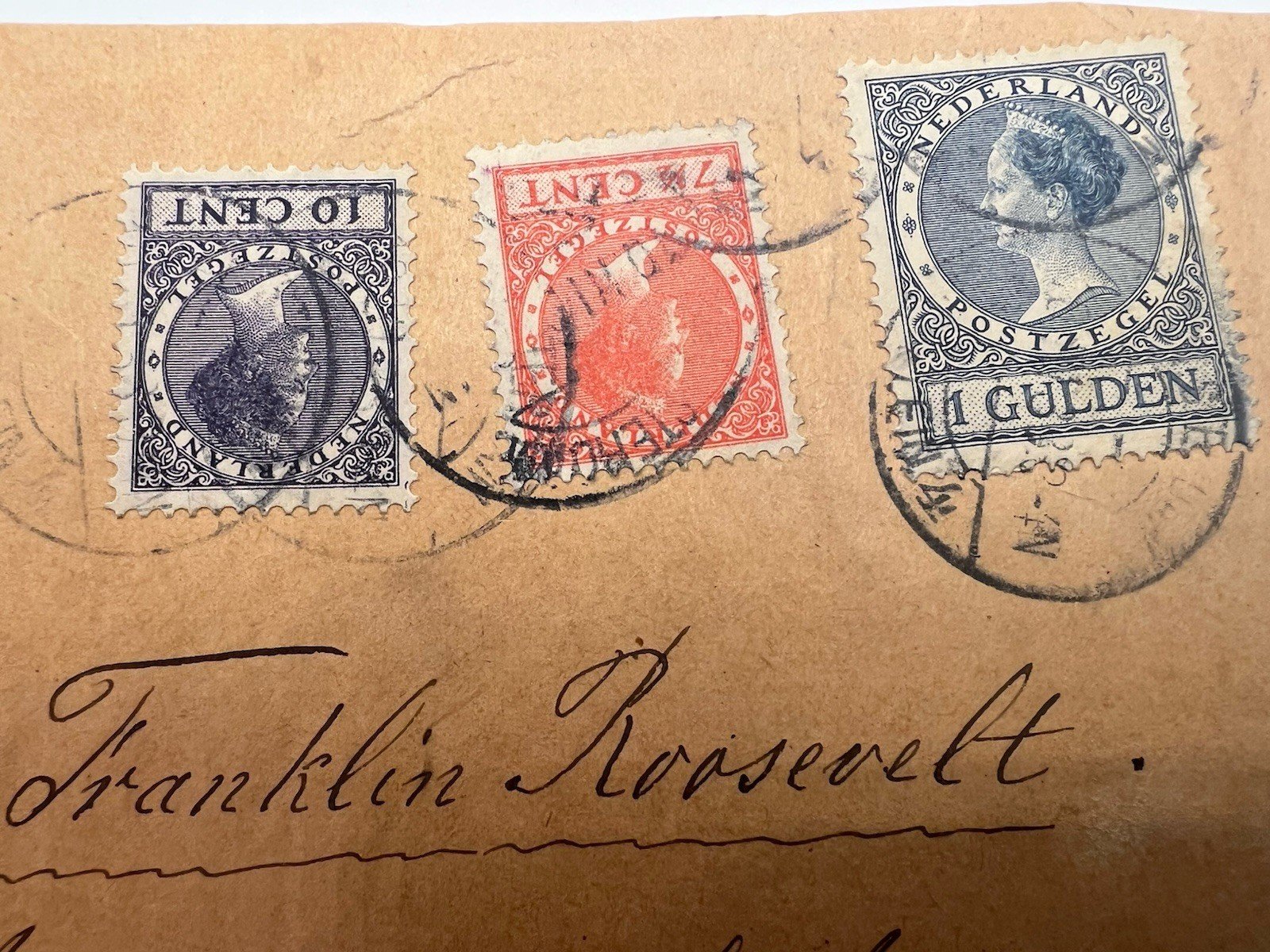 FDR Franklin D Roosevelt Netherlands Cover Front H.R. Harmer Collection # 1323 photo 3