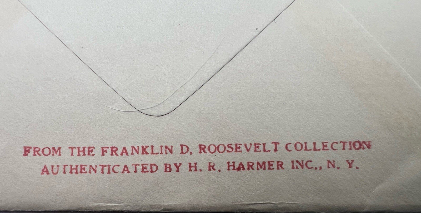 FDR Personal Stamp Collection Cover Philippines H.R. Harmer Authenticated #1326 photo 9
