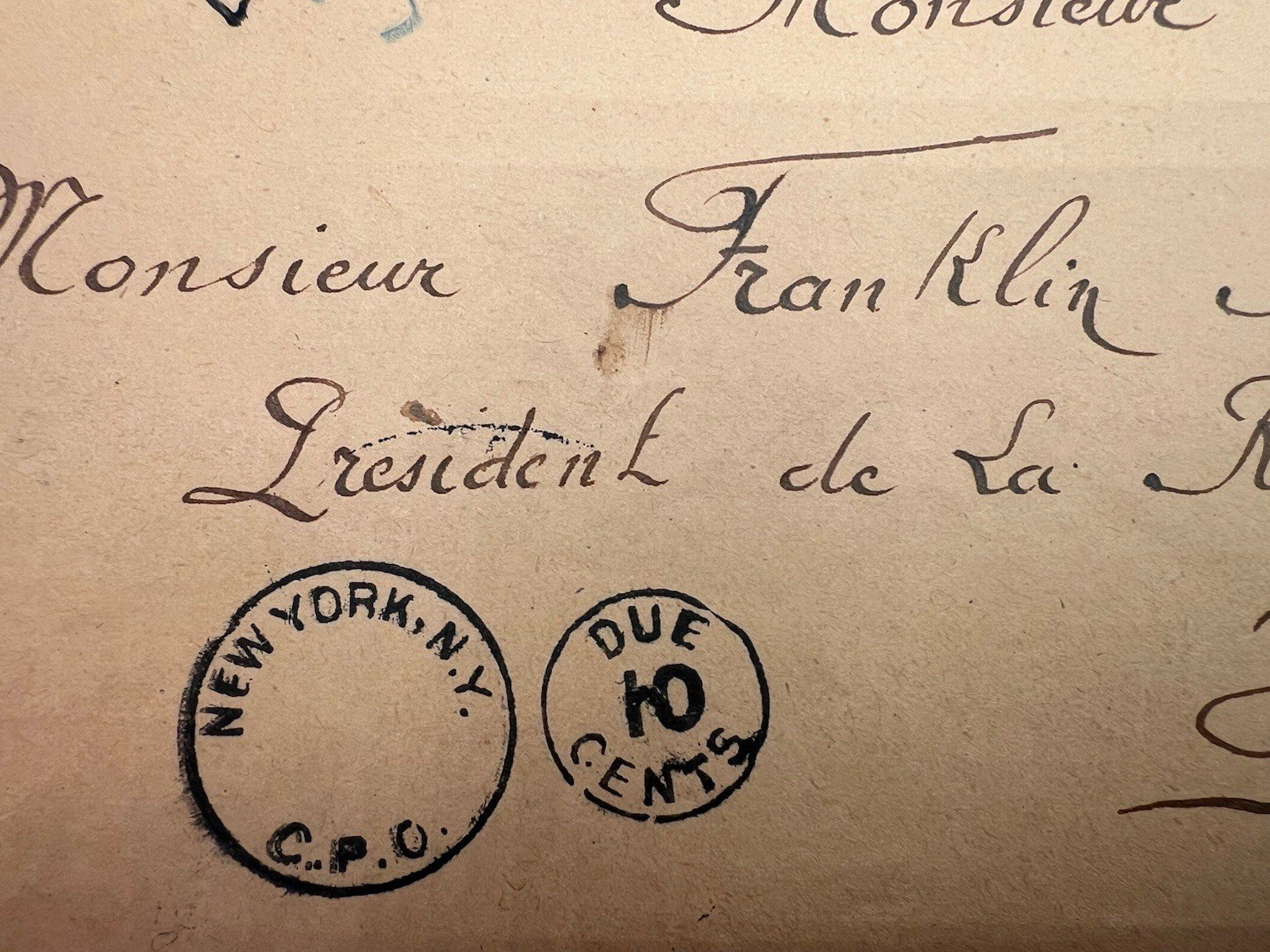 1933 FDR First 100 Days France Cover Due 10¢ H.R. Harmer # 1332 photo 5