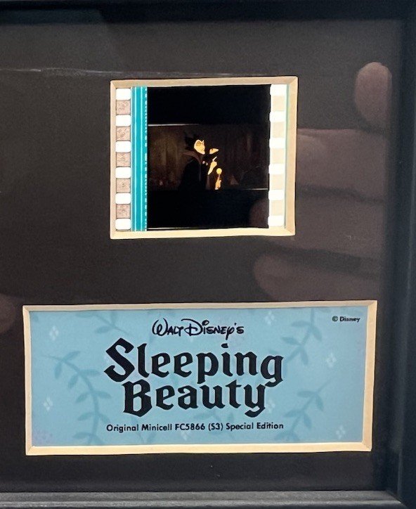 Disney Sleeping Beauty Maleficent 35mm Film Cell FC5866 S3 COA Framed # 1334 photo 3