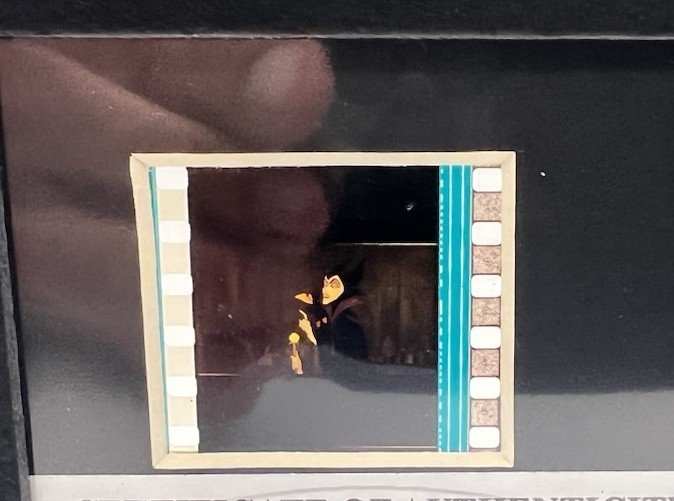 Disney Sleeping Beauty Maleficent 35mm Film Cell FC5866 S3 COA Framed # 1334 photo 6