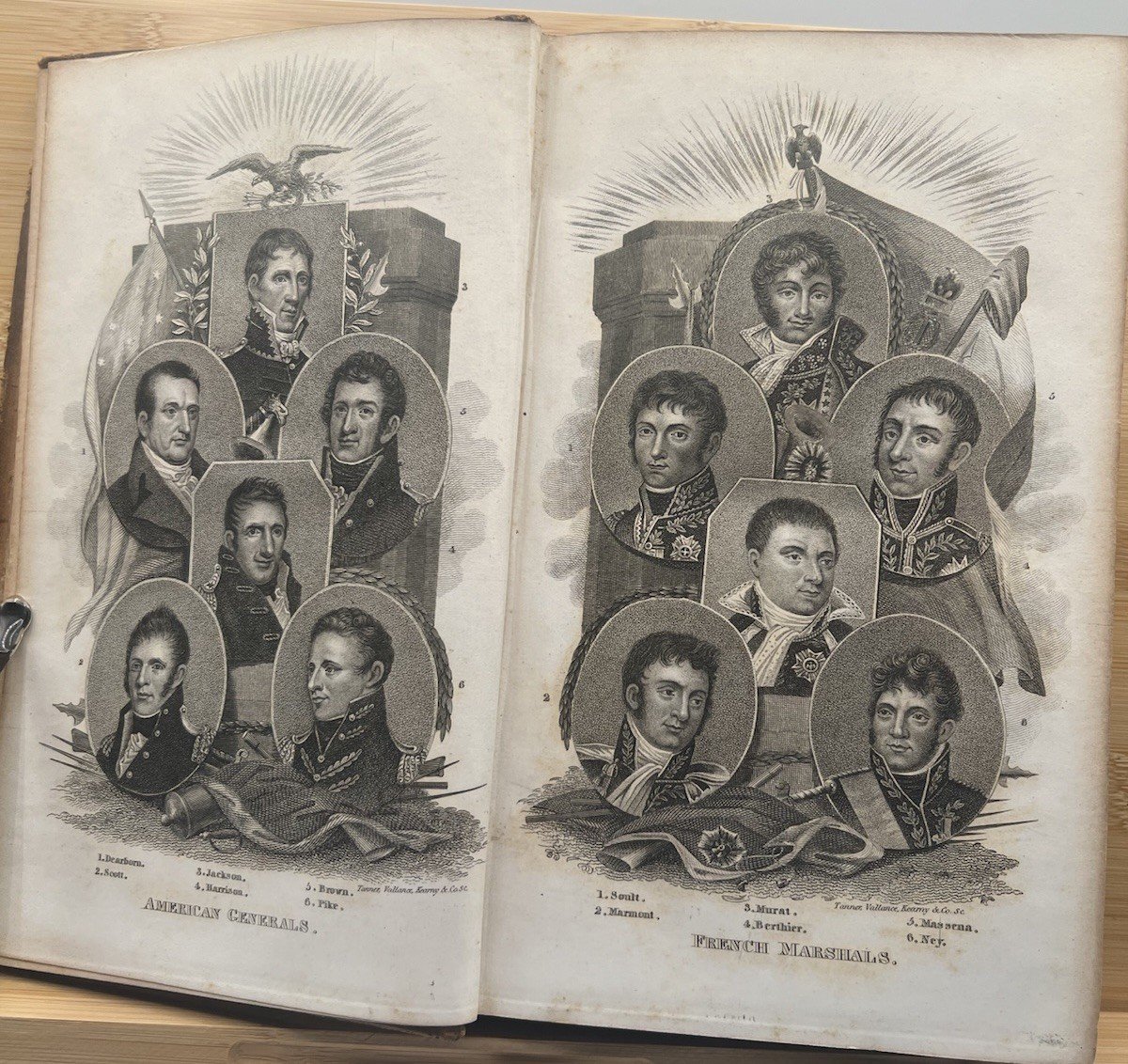 1835 Baines History French Revolution Vol II War of 1812 Engravings # 1335 photo 4