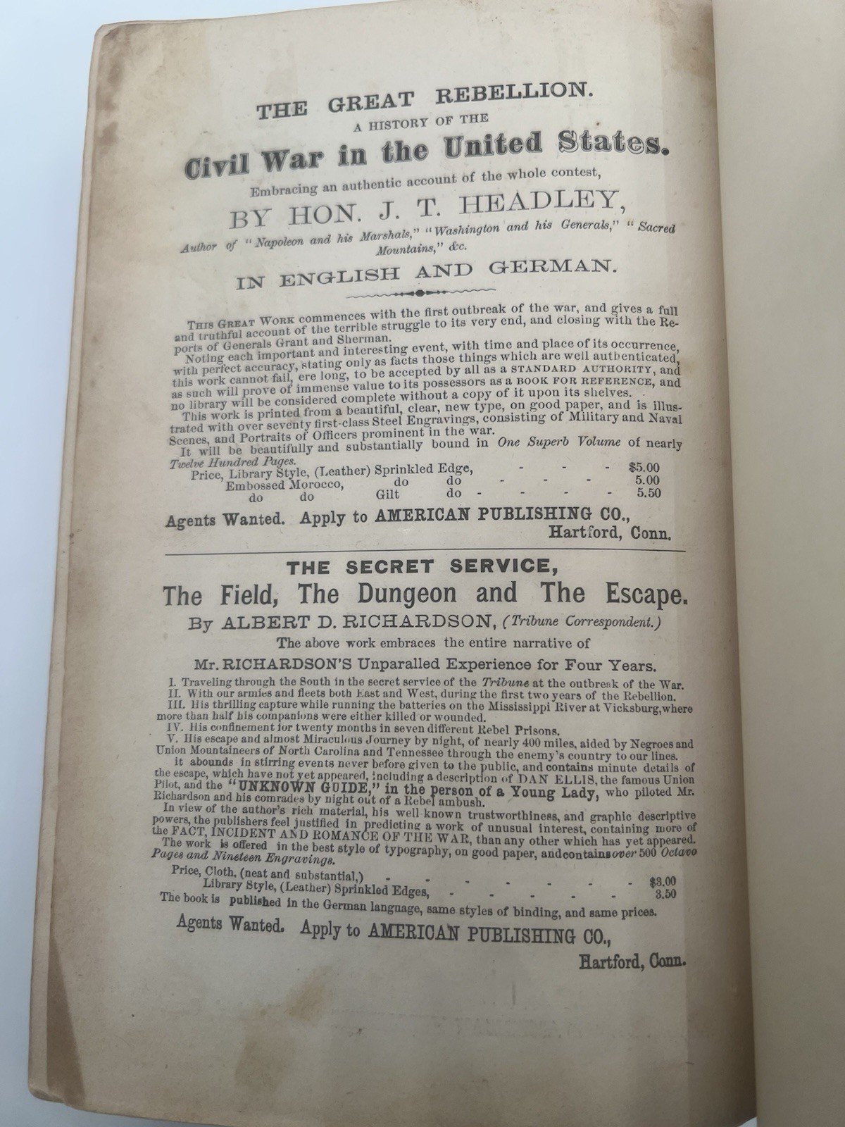 1869 Mark Twain The Innocents Abroad First Edition 2nd State BAL 3316. # SH101 photo 10