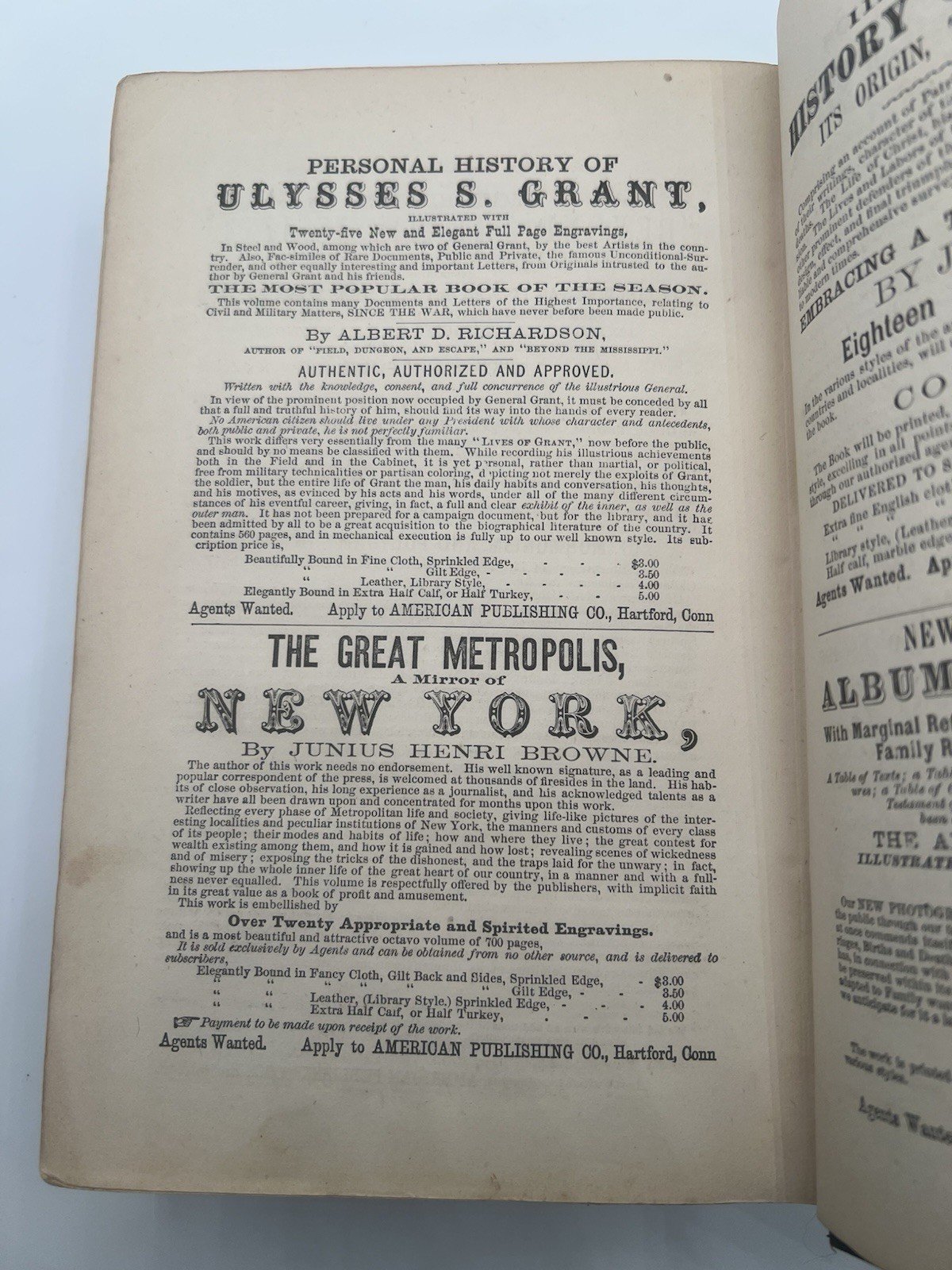 1869 Mark Twain The Innocents Abroad First Edition 2nd State BAL 3316. # SH101 photo 11
