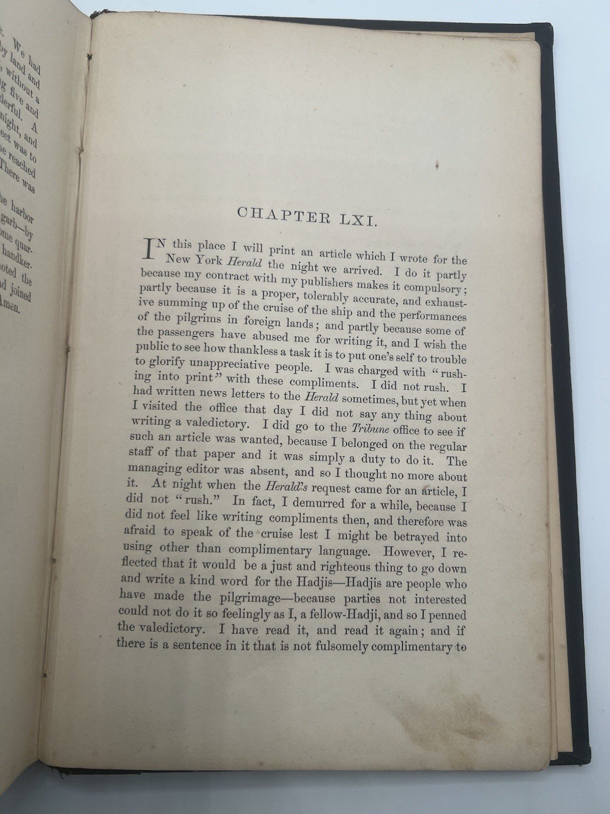 1869 Mark Twain The Innocents Abroad First Edition 2nd State BAL 3316. # SH101 photo 12