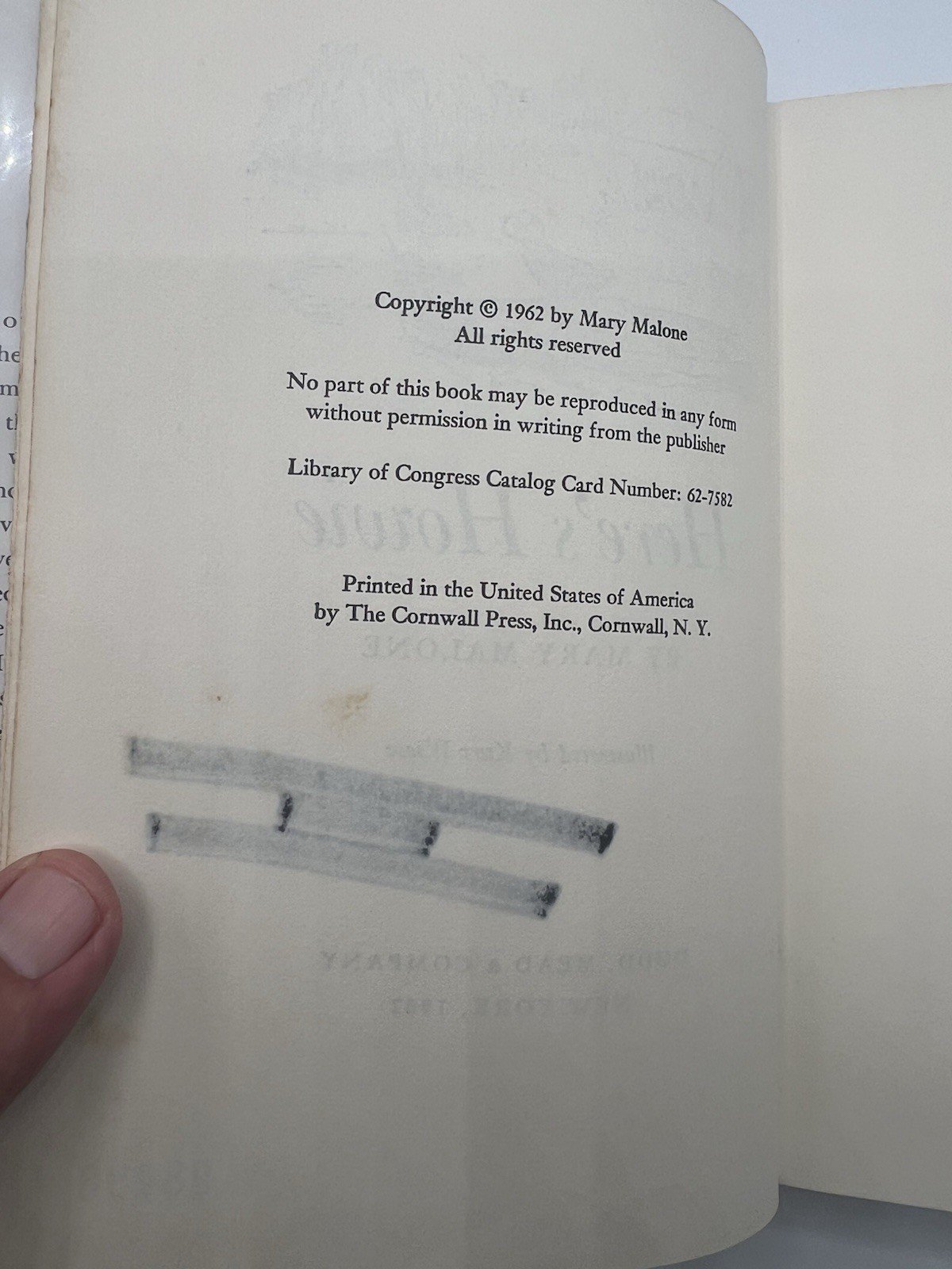 1962 Here’s Howie Mary Malone Kurt Wiese First Edition HC Dust Jacket # 1339 photo 5