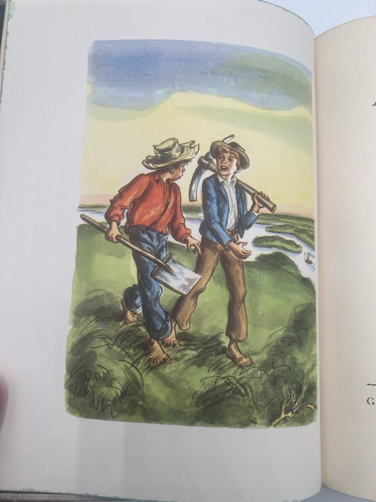 1946 Tom Sawyer Mark Twain First Illustrated Junior Library Donald McKay  # 1341 photo 4