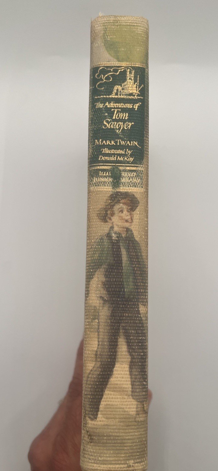 1946 Tom Sawyer Mark Twain First Illustrated Junior Library Donald McKay  # 1341 photo 8