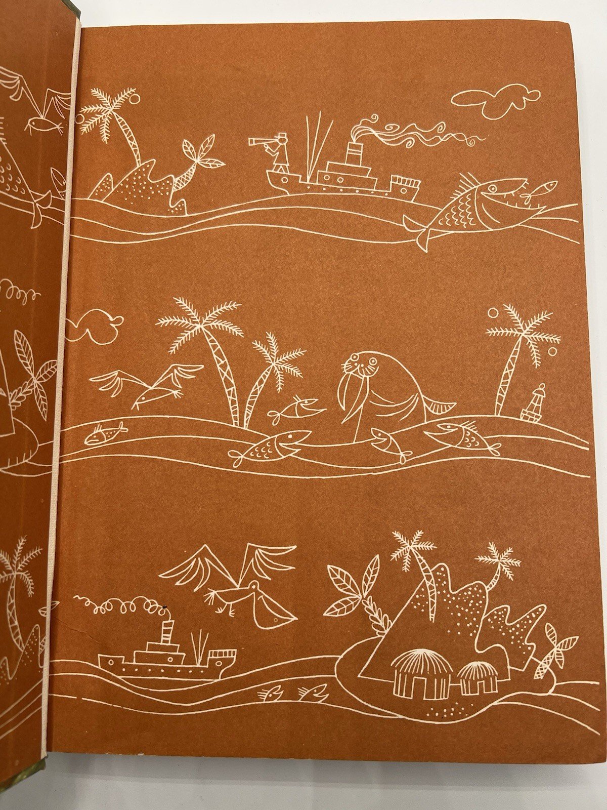 1960 Enchanted Isles New Enlarged Edition Illustrated Children’s Book # 1342 photo 2