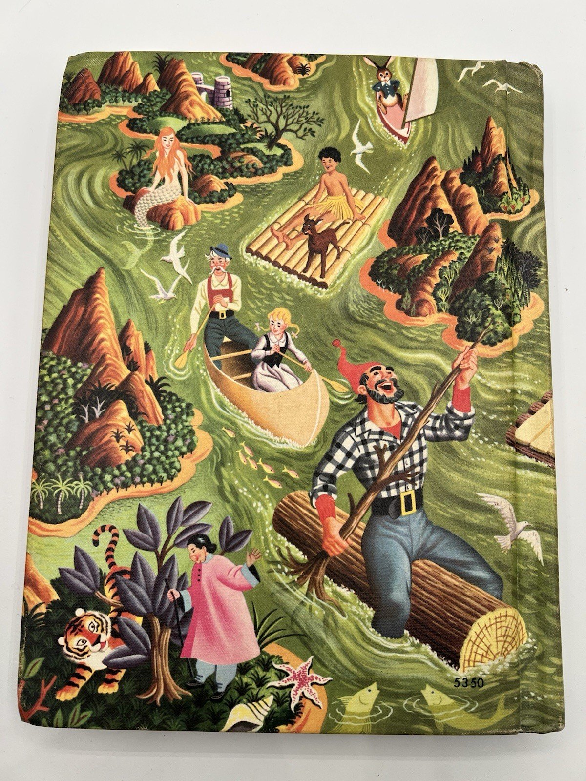 1960 Enchanted Isles New Enlarged Edition Illustrated Children’s Book # 1342 photo 7