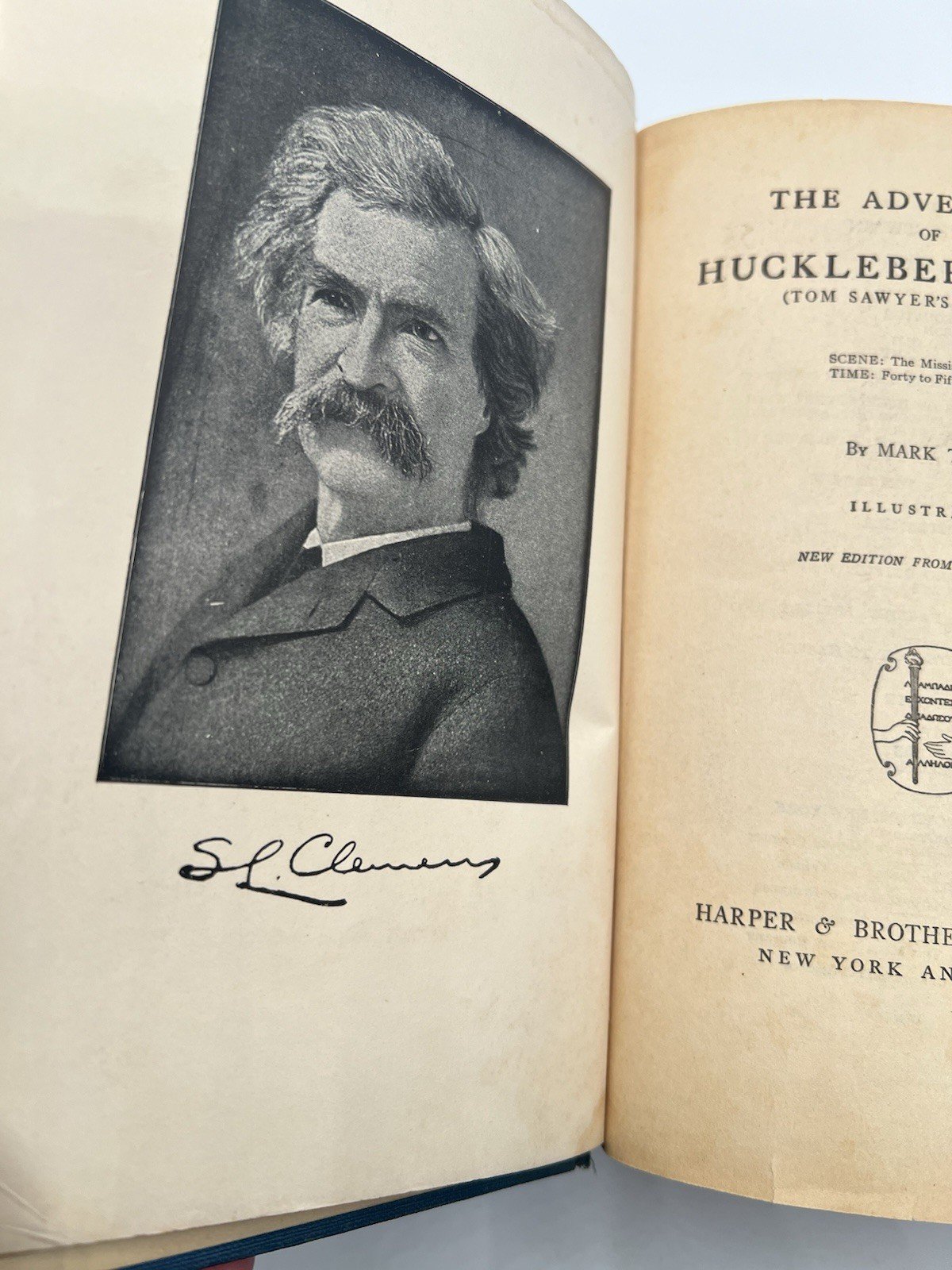 1930 Mark Twain Huckleberry Finn Harper’s Modern Classics Illustrated # 1344 photo 4