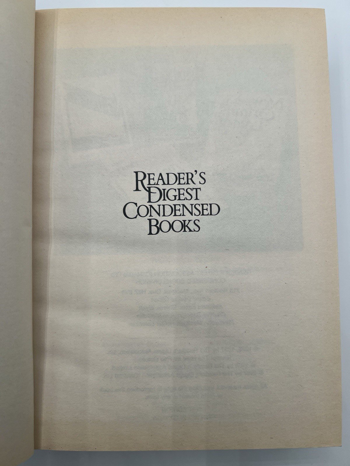 1987 Reader’s Digest Hunt for Red October Tom Clancy 1st Edition Canada # 1345 photo 2