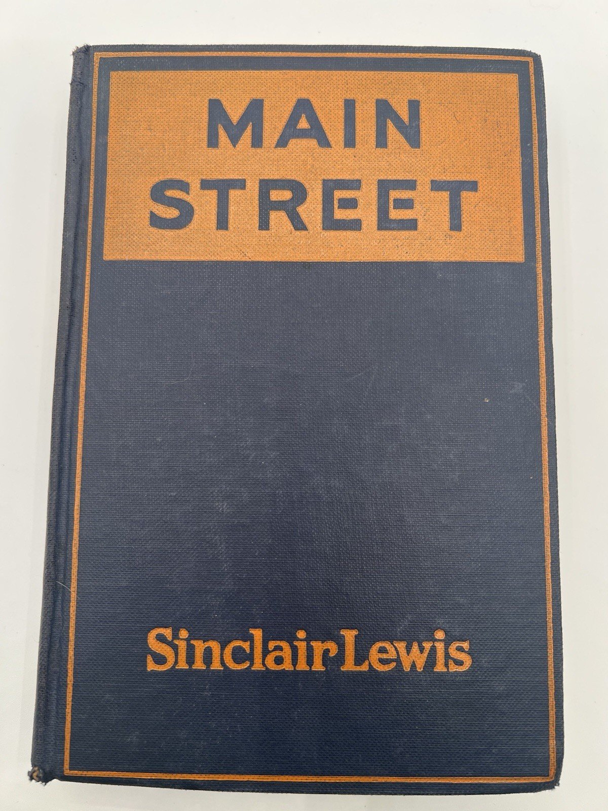 1921 Sinclair Lewis Main Street 21st Printing Harcourt Brace Hardcover # 1346