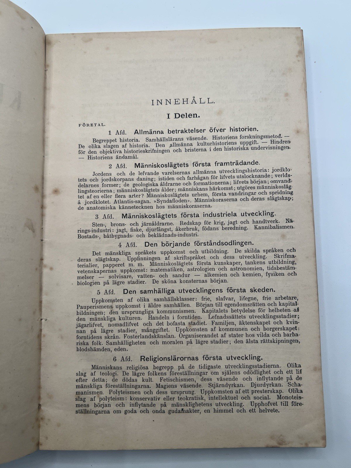 1886 Anton Nyström Allmän Kulturhistoria Vol 1 Swedish Illustrated Book # 1347 photo 5