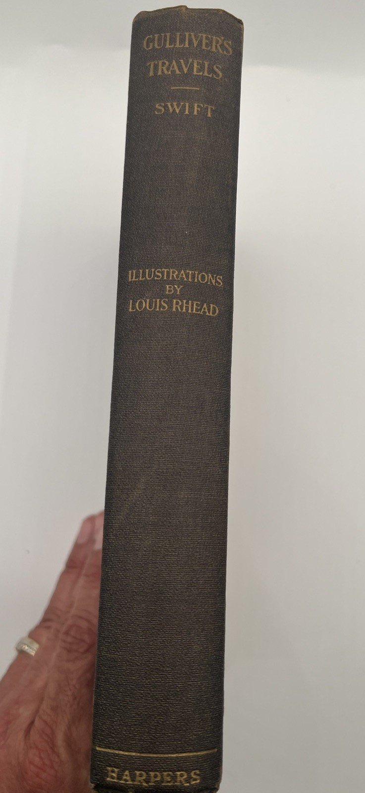 1922 Gulliver’s Travels Jonathan Swift Louis Rhead Illustrated Harper # 1348 photo 10