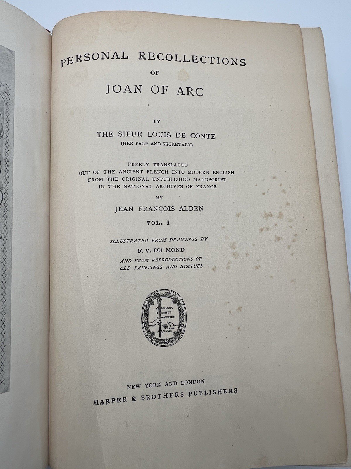 Mark Twain Personal Recollections of Joan of Arc 1918 Vol I-II Illustrated #1350 photo 4