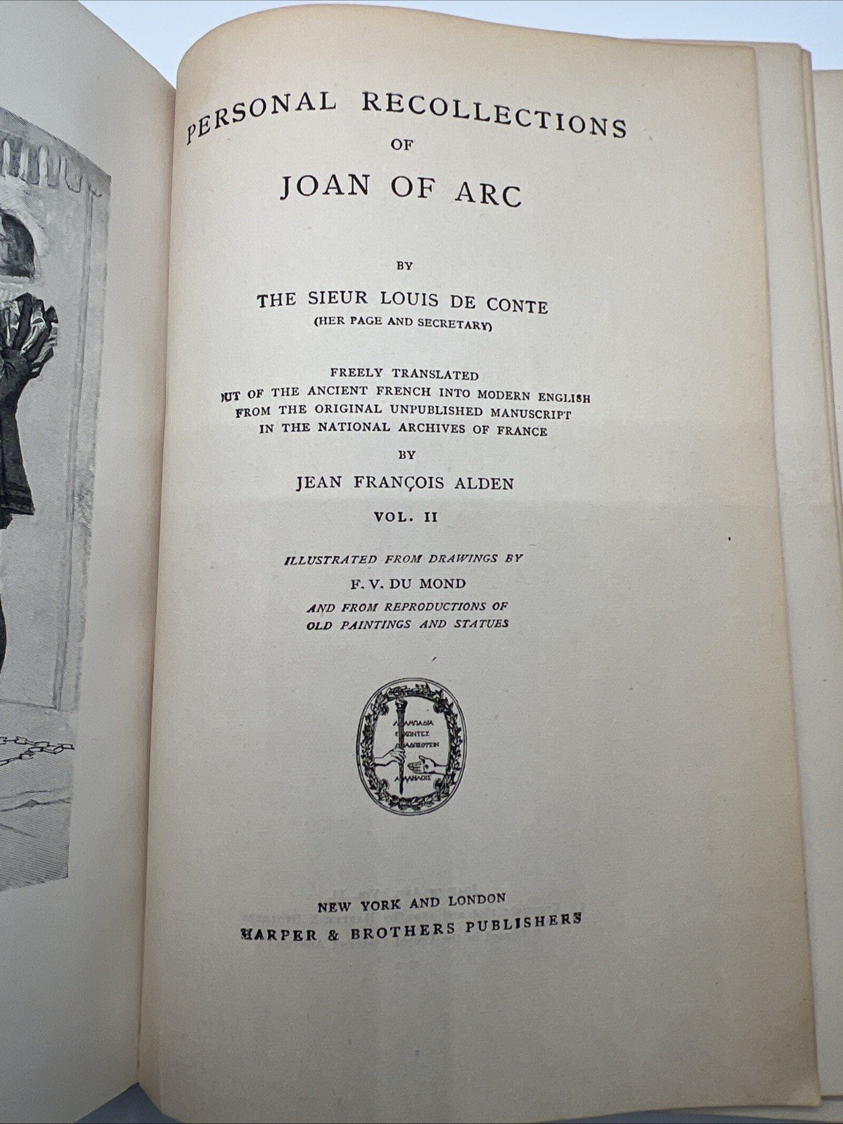 Mark Twain Personal Recollections of Joan of Arc 1918 Vol I-II Illustrated #1350 photo 5