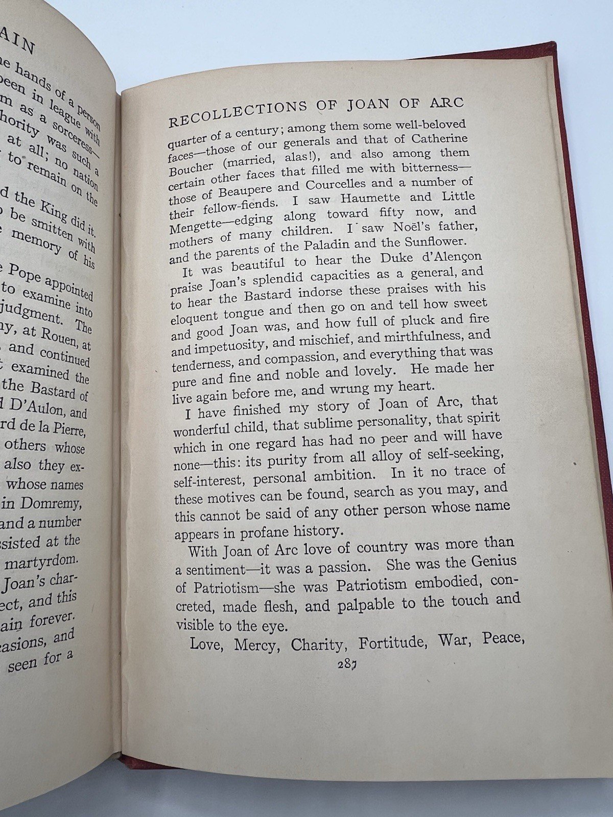 Mark Twain Personal Recollections of Joan of Arc 1918 Vol I-II Illustrated #1350 photo 14