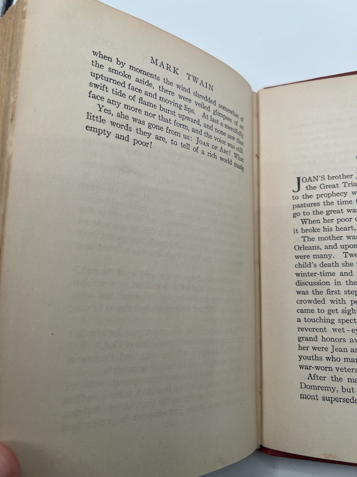 Mark Twain Personal Recollections of Joan of Arc 1918 Vol I-II Illustrated #1350 photo 15