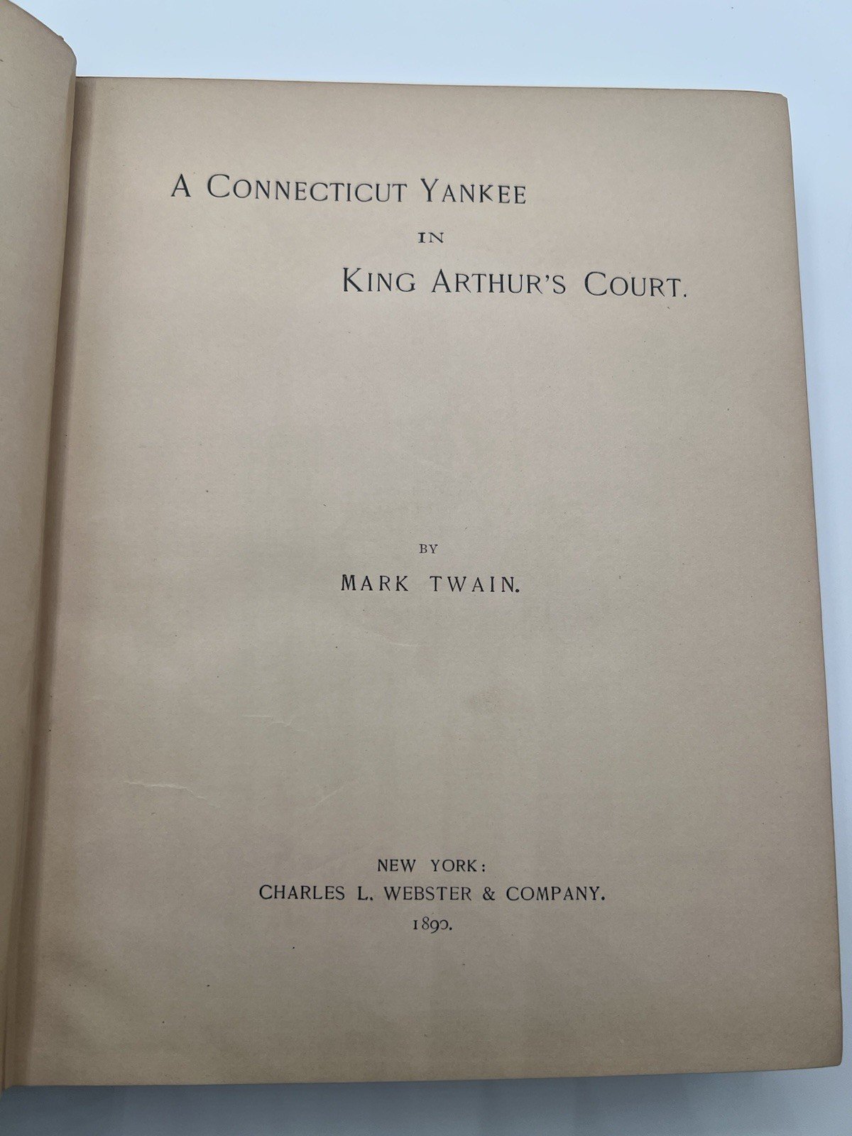 1890 Mark Twain Connecticut Yankee King Arthur’s Court Webster Illustrated SH106 photo 3