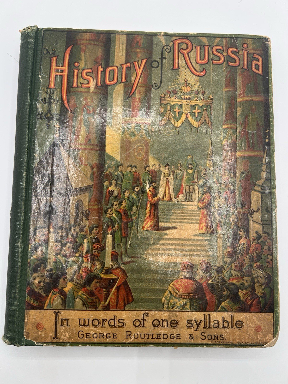 1887 History of Russia in Words of One Syllable Helen Ainslie Smith Illus # 1353