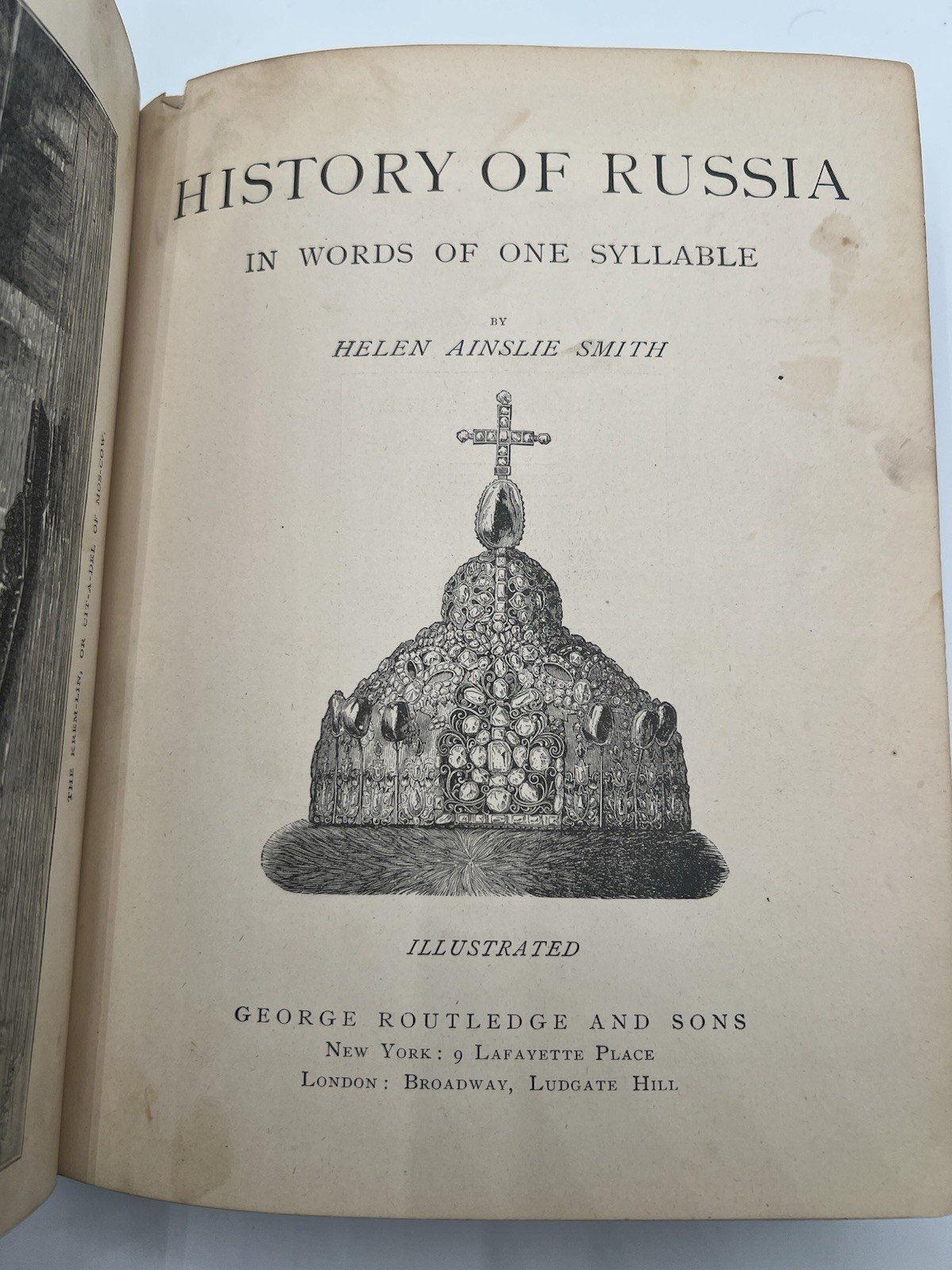 1887 History of Russia in Words of One Syllable Helen Ainslie Smith Illus # 1353 photo 4