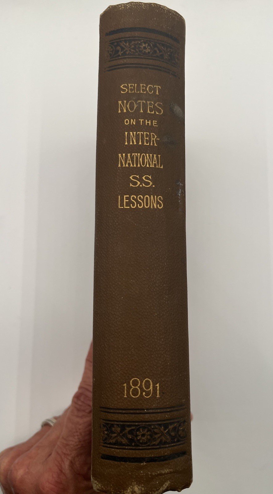 1891 Peloubet’s Select Notes International Lessons Antique Bible Maps # 1355 photo 9