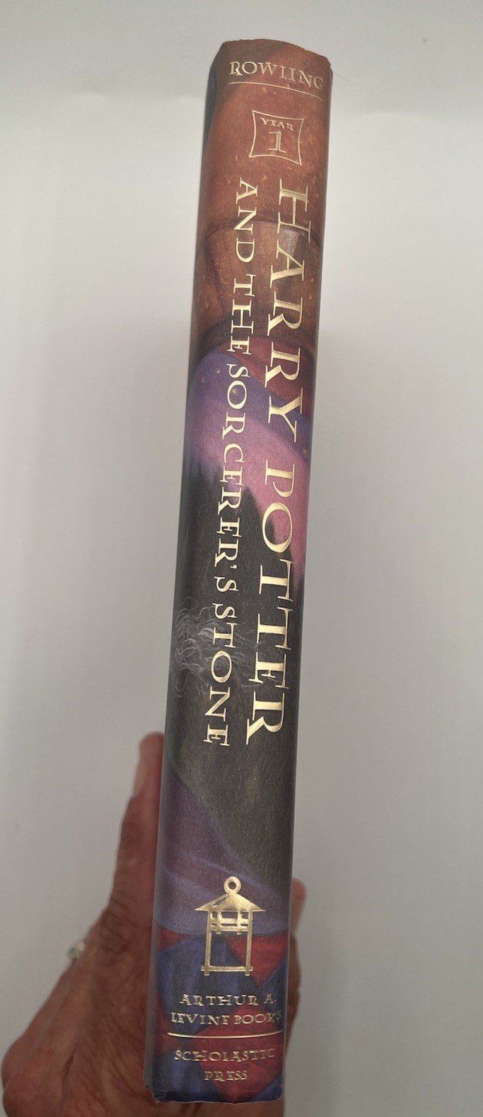 Harry Potter Sorcerer’s Stone 1998 1st American Ed 29th Print HC DJ # 1358 photo 8
