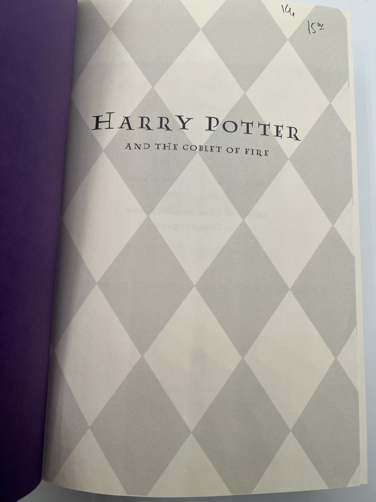 Harry Potter Goblet of Fire 1st American Edition 30th Printing HC DJ # 1361 photo 2