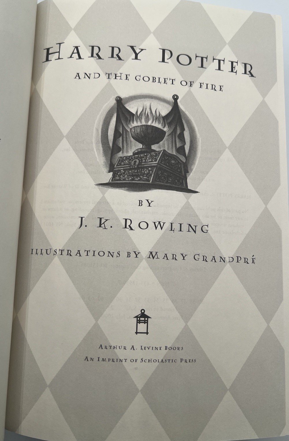 Harry Potter Goblet of Fire 1st American Edition 30th Printing HC DJ # 1361 photo 3