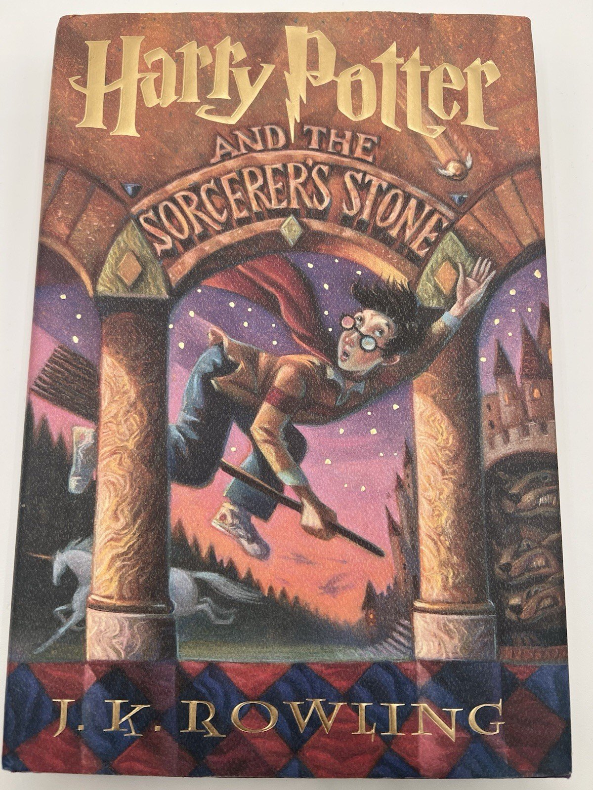 Harry Potter Sorcerer’s Stone 1st American Ed 61st Printing HC DJ  # 1365