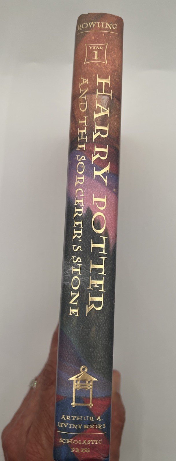 Harry Potter Sorcerer’s Stone 1st American Ed 61st Printing HC DJ  # 1365 photo 8
