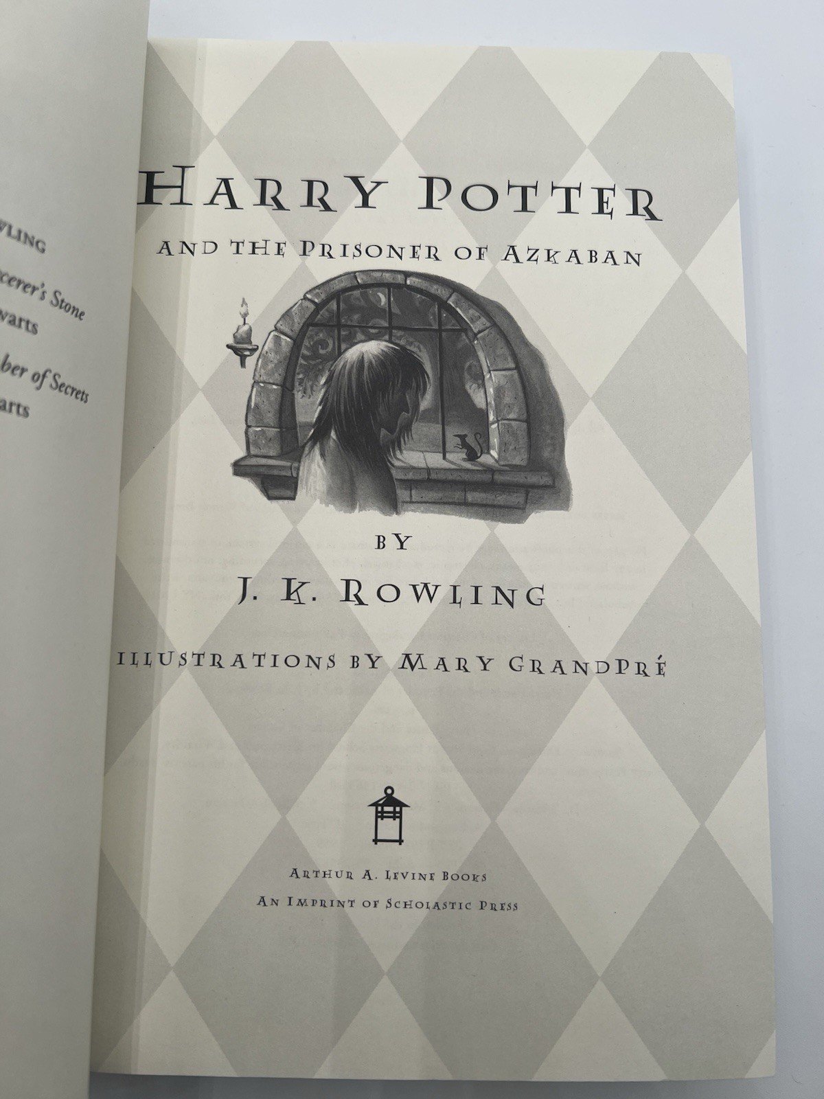 Harry Potter Prisoner of Azkaban 1st American Ed 36th Printing HC DJ # 1366 photo 2