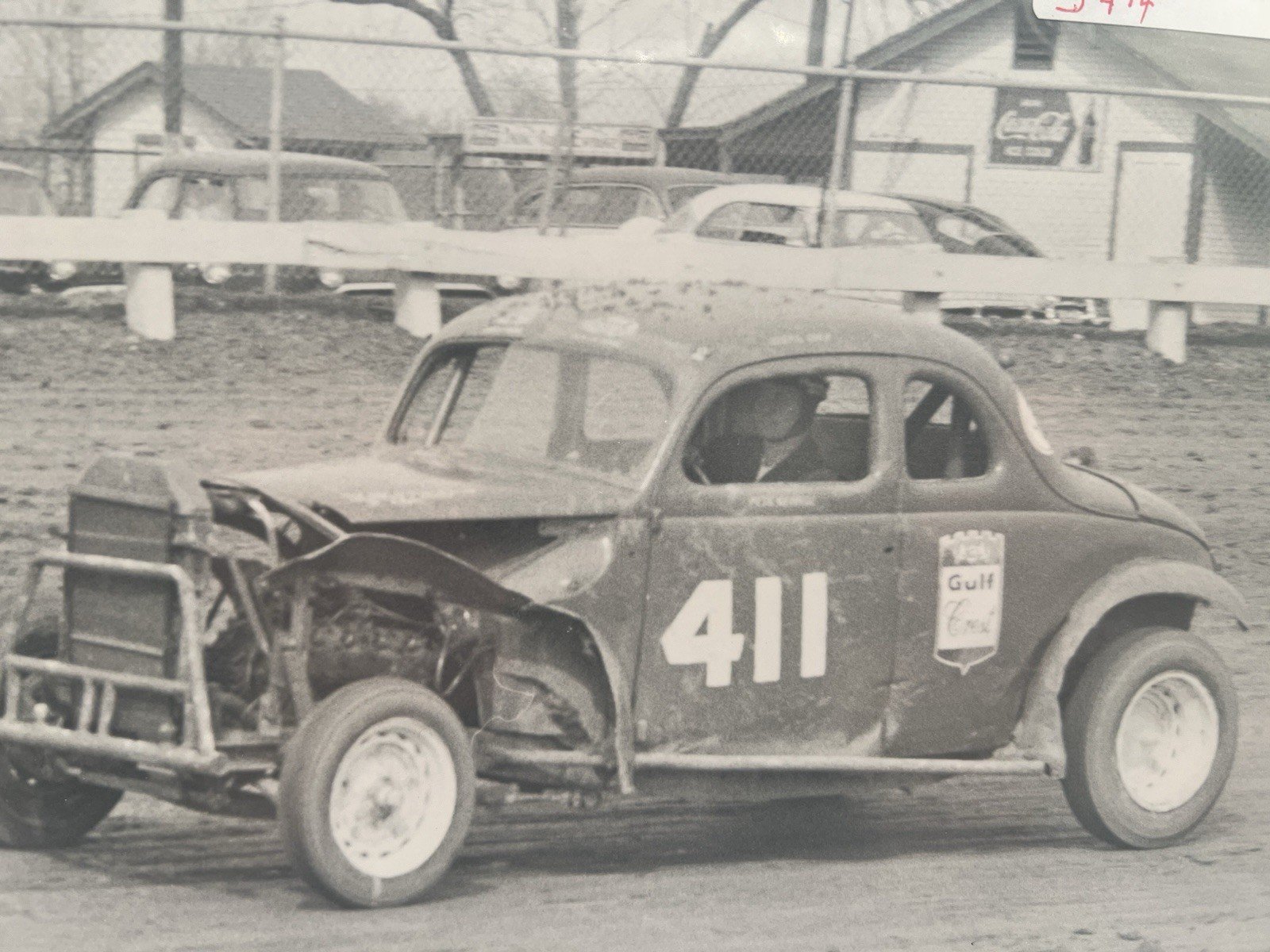 1958 Ohio State Fairgrounds #411 Stock Car Racing Photo Smith S474X # 1371 photo 2