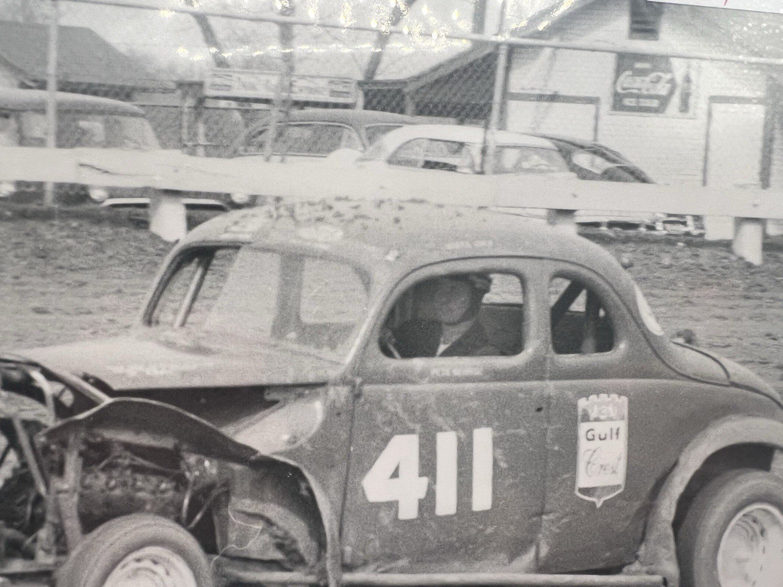 1958 Ohio State Fairgrounds #411 Stock Car Racing Photo Smith S474X # 1371 photo 3