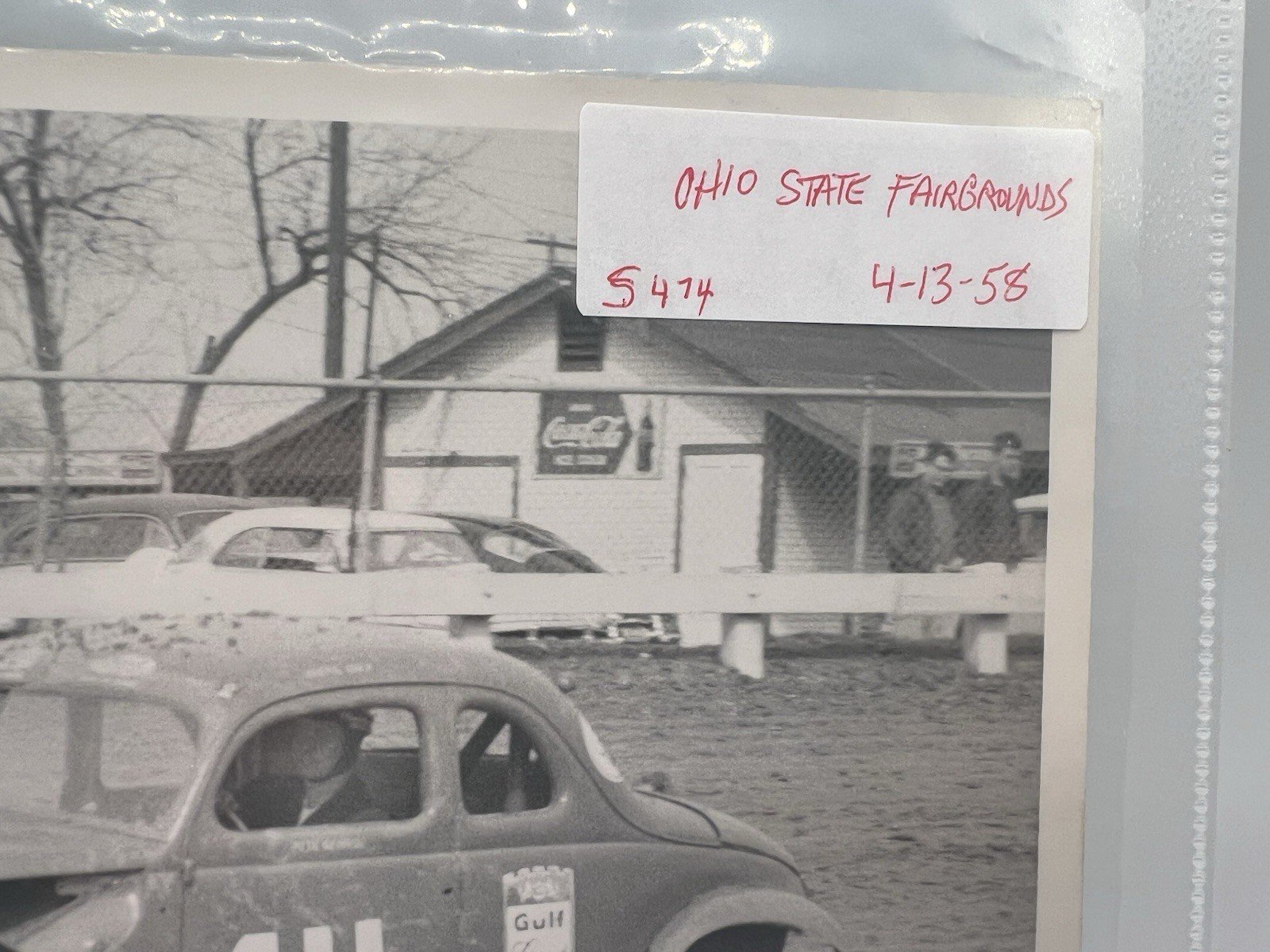 1958 Ohio State Fairgrounds #411 Stock Car Racing Photo Smith S474X # 1371 photo 4